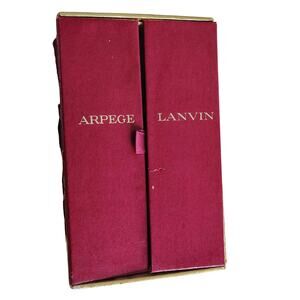 60s Arpege Lanvin 2oz Eau De Lanvin  Atomizer Miniature Pump Box Set Dead Stock